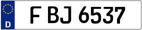 Truck License Plate